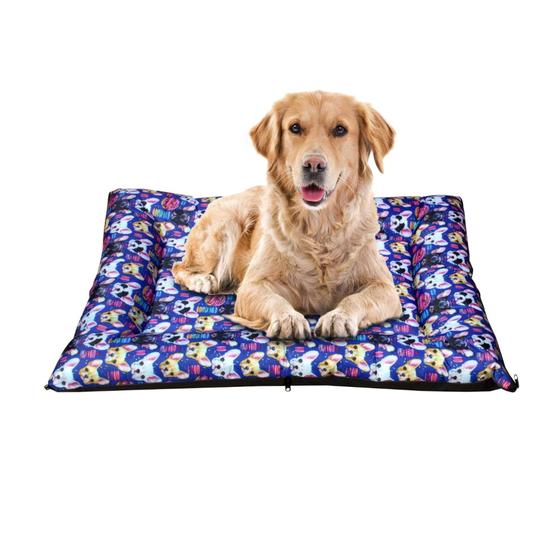 Imagem de Cama Para Cachorro Tipo Pet - Tamanho G - Cama Pet 85x64 Azul