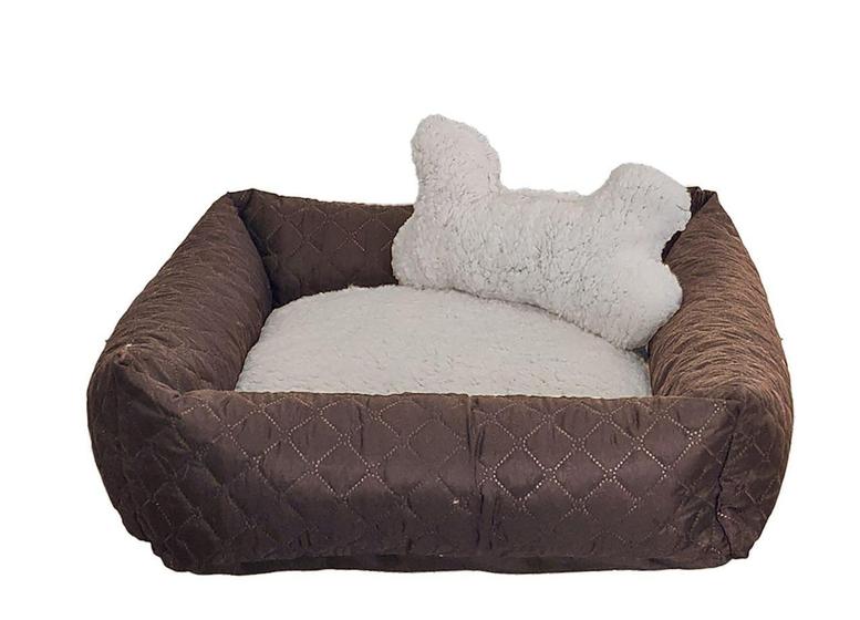 Imagem de Cama Pet Apollo Impermeavel Média Marrom - ComfortPet