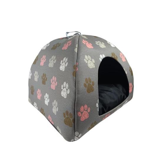 Imagem de Cama Pet Cabana 2x1 Toca Iglu Impermeável