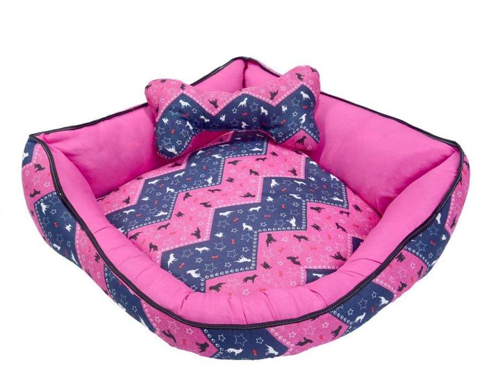 Imagem de Cama Pet de Canto Luna Pop Grande Pink - ComfortPet