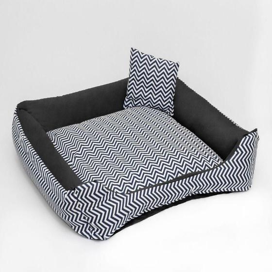 Imagem de Cama Pet Luxo Impermeavel Gigante Collor Preto