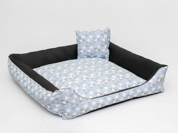 Imagem de Cama Pet Luxo Impermeavel Média Collor Azul - ComfortPet