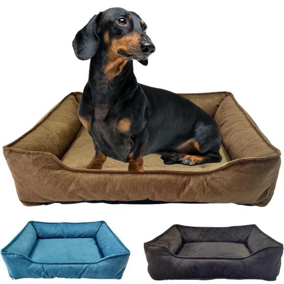 Imagem de Cama Pet Luxo Macia Para Cachorro E Gato Suede M