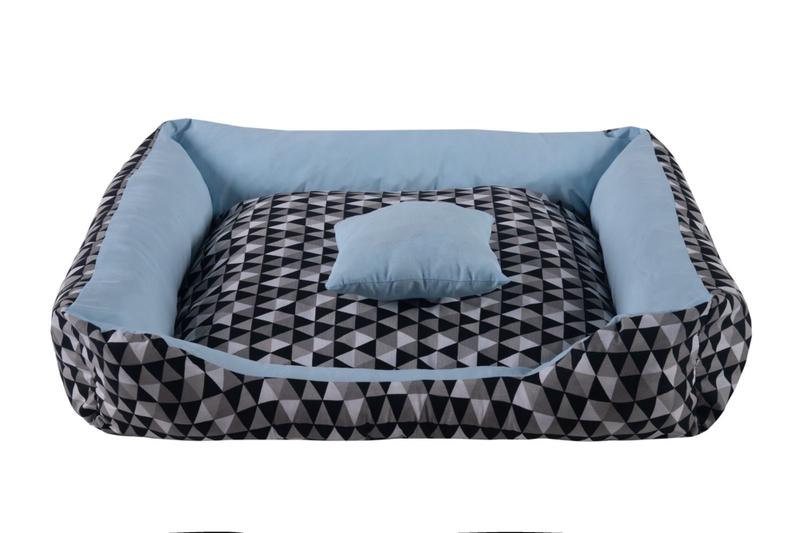 Imagem de cama pet medio 60 x 50 caminha para cachorro fundo impermeavel com ziper toda volta