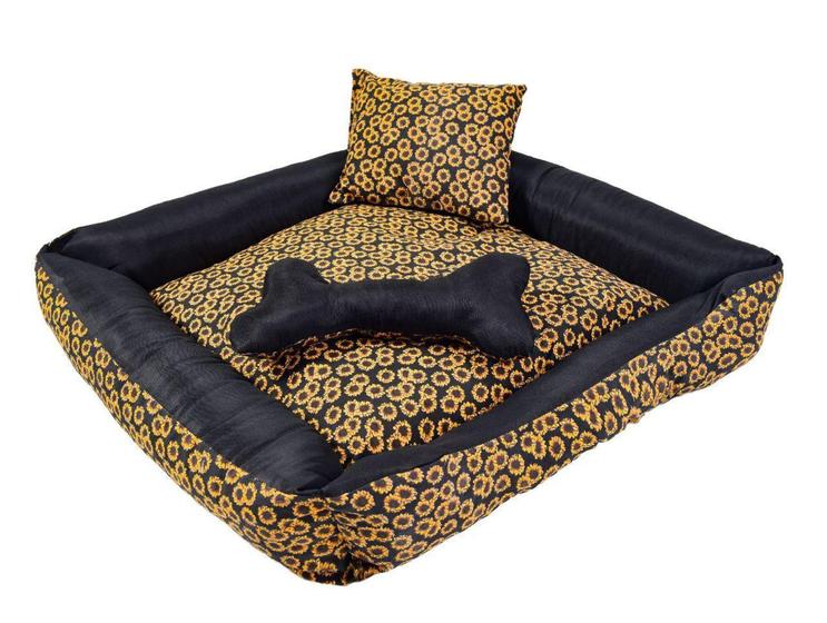 Imagem de Cama Pet Onix Extra Grande Girassol - ComfortPet