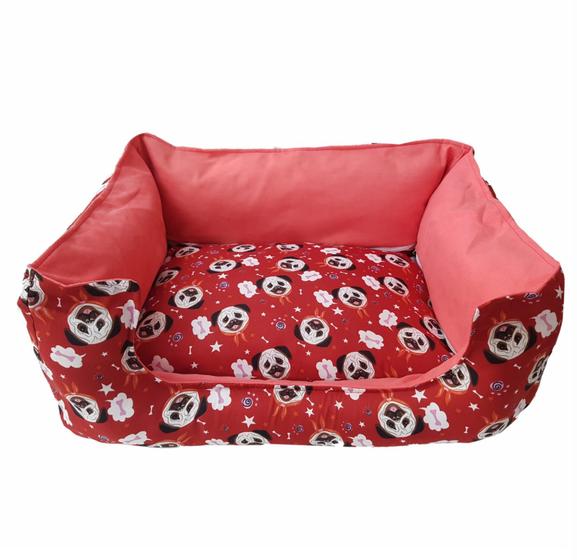 Imagem de Cama Pet Quadrada Top Nº 1 Lavavel, com Ziper Evita Fungos 53cm X 40cm