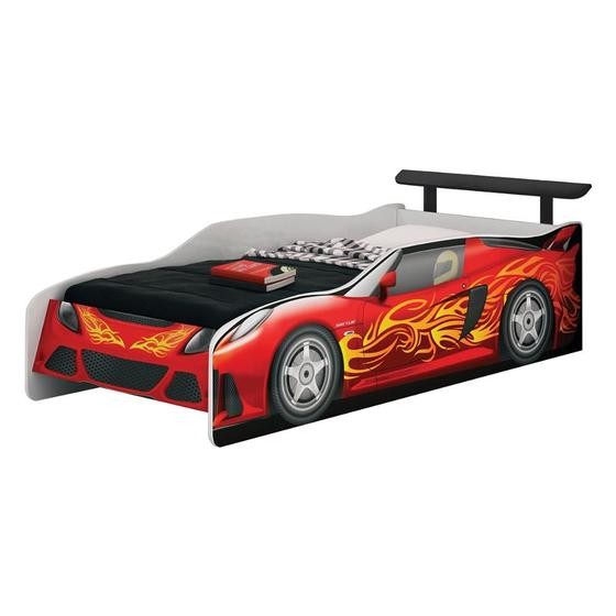 Imagem de Cama Quarto Carro Sport Car Infantil com Colchão