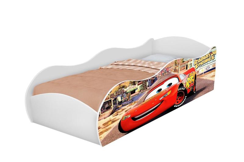Imagem de Cama Quarto Infantil Carro com Colchão