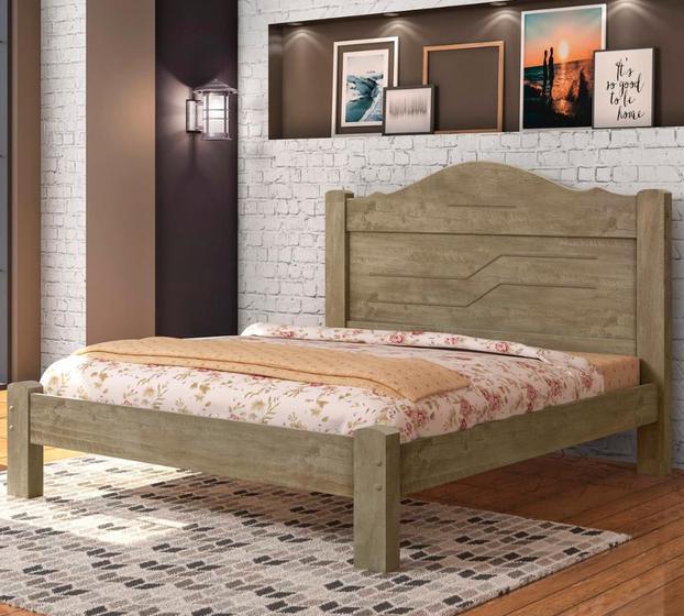 Cama Quarto Thalia Casal 140 cm Menor preço em Cama Quarto Thalia Casal 140 cm