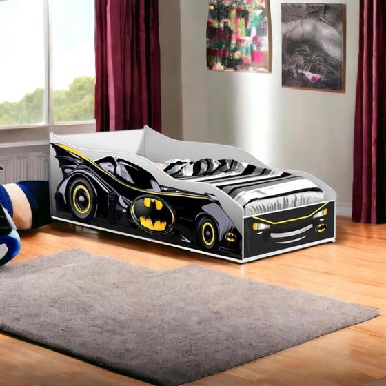 Imagem de Cama Racer Preto com Colchão Gabrielli