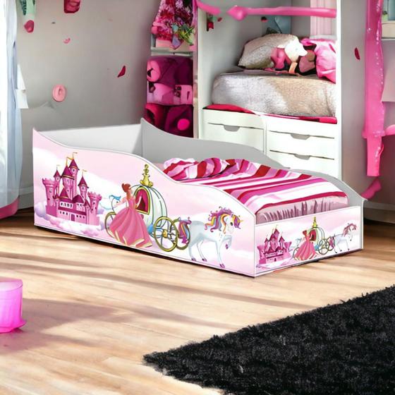 Imagem de Cama Racer Solteiro Pink Gabrielli