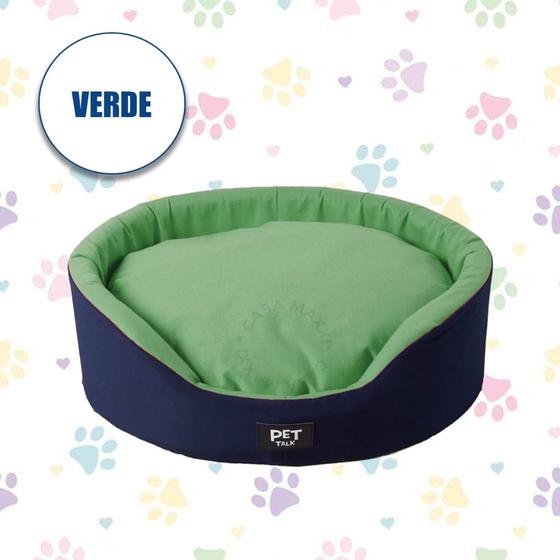 Imagem de Cama Redonda Premium Pet Talk Super Confortável Gato Cachorro Algodão e Oxford Premium