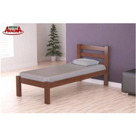 Imagem de Cama Robusta Solteiro MDF Arauna