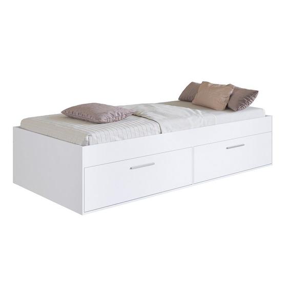 Imagem de Cama Solteiro com 4 Portas 90 Tokkio Branco - Art In Móveis