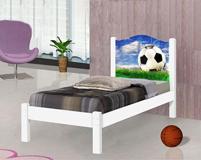 Imagem de Cama Solteiro Futebol, cama criança, cama para menino