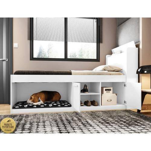 Imagem de Cama Solteiro Pet Puppy Branco Framar