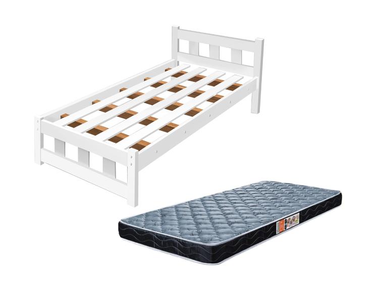 Imagem de Cama Solteiro Pop Para Crianças Adolescente Retrô Com Colchão Incluso