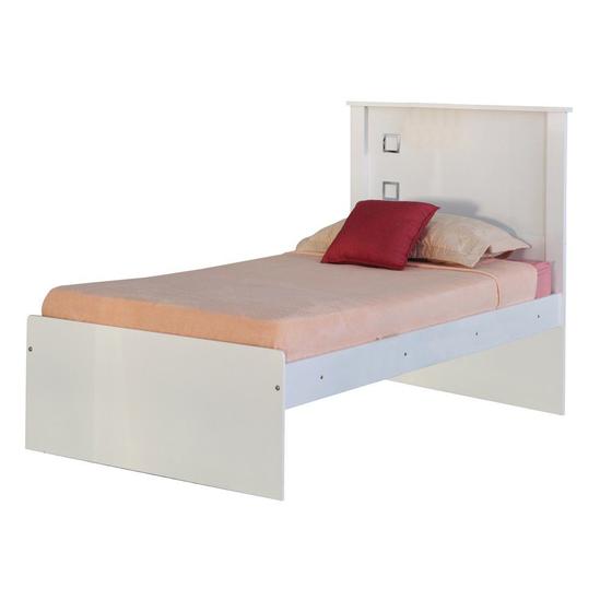 Imagem de Cama Solteiro Reino Branco G68 - Gran Belo