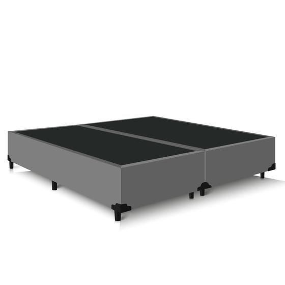 Imagem de Cama Sommier Base Box Queem Bipartido 158x198x39 Premium