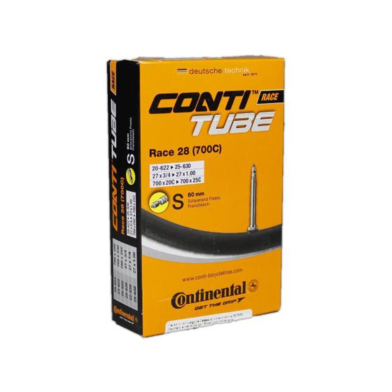 Câmara de Ar Continental 700x25 Conti Tube Race Válvula Presta 60mm Menor preço em Câmara de Ar Continental 700x25 Conti Tube Race Válvula Presta 60mm
