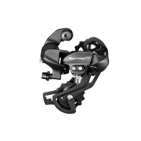 Imagem de Cambio Traseiro Shimano Tourney Tx800 7v 8v Preto Sem Ganche