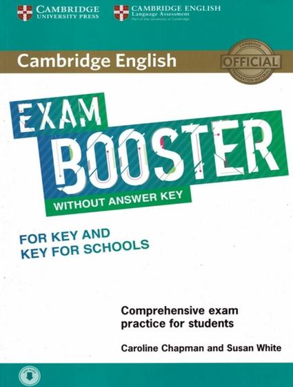 Imagem de Cambridge english exam booster for key and key for schools without key with audio - comprehensive exam practice for students - CAMBRIDGE UNIVERSITY