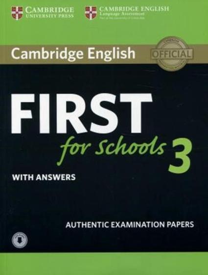 Imagem de Cambridge english first for schools 3 sb with answers with audio - CAMBRIDGE UNIVERSITY