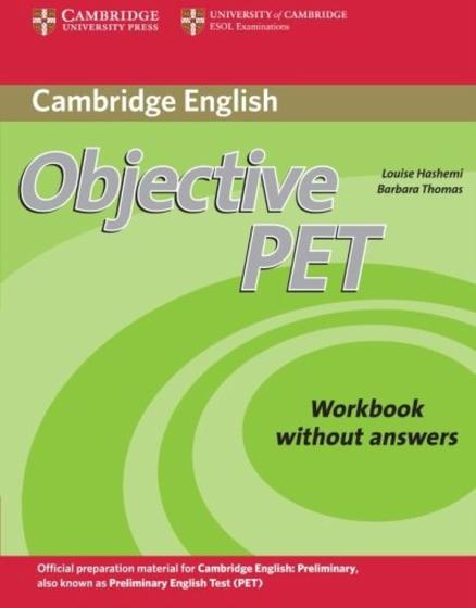 Imagem de Cambridge english objective pet wb without answers