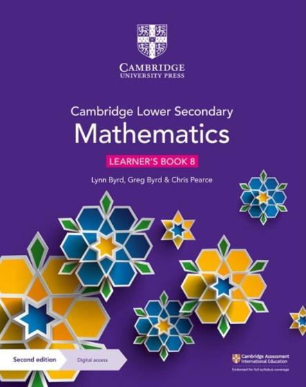 Imagem de Cambridge Lower Secondary Mathematics Learners Book 8 With Digital Access - 2Nd Ed