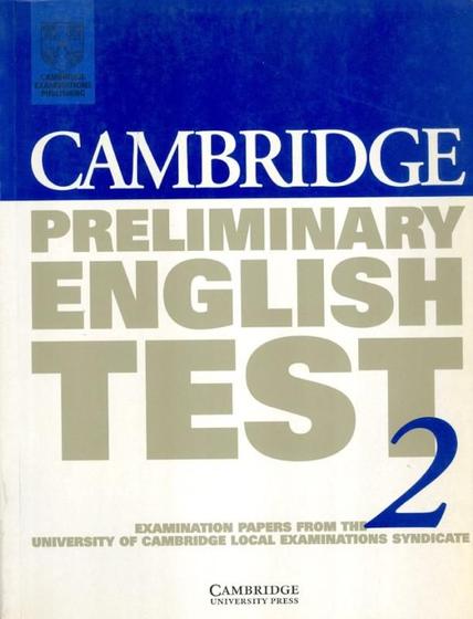 Imagem de Cambridge preliminary english test 2 sb - CAMBRIDGE UNIVERSITY