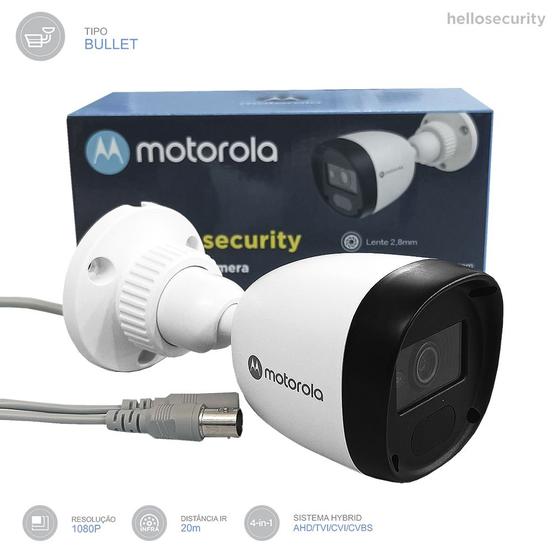 Camera 1080p bullet ir20m 2,8mm old motorola Menor preço em Camera 1080p bullet ir20m 2,8mm old motorola