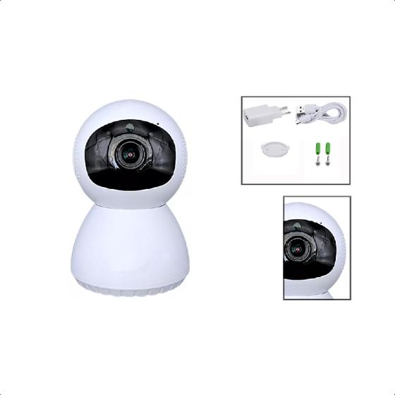 Imagem de Câmera 1080P Smart Intelig Tuya Visão Noturna S/Fio 355Graus