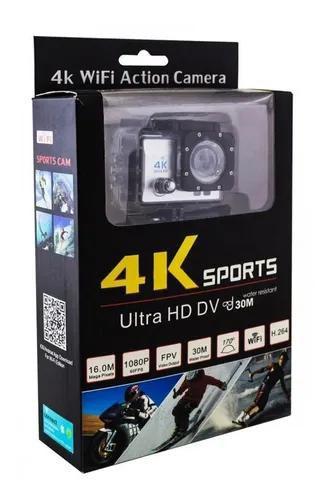 Câmera Digital Sportscam Action Sports Preto 12.0mp - 4k