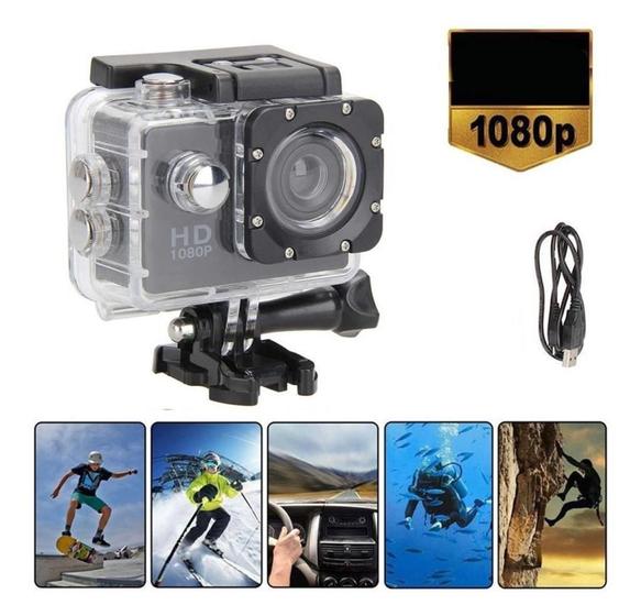 Imagem de Câmera 4K Sport Cam Wifi Bik Carro Moto Ski Surf Android Ios