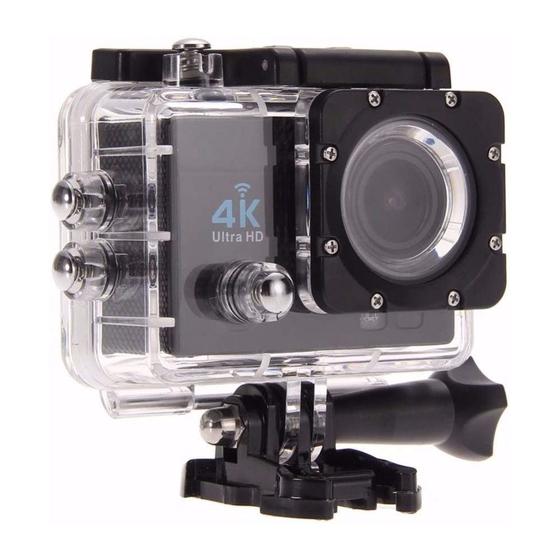 Imagem de Câmera Action Pro Sport 4k Full HD Prova Água Wi-fi Capacete
