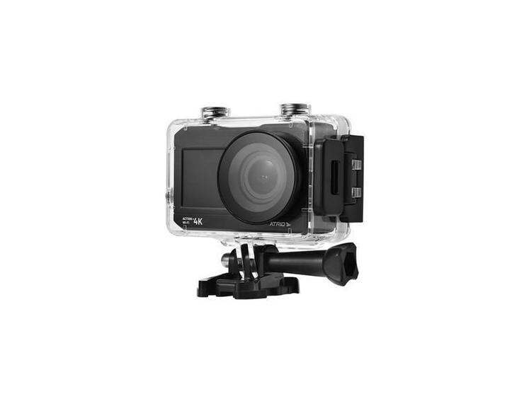 Imagem de Camera atrio action selfie 4k, tela 2 pol, microfone integrado, slow motion, sensor sony, a prova d'