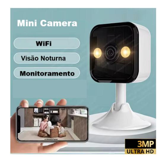 Imagem de Câmera Baba Smart V360 Pro Wifi C/ Visão Noturna + Áudio e APP