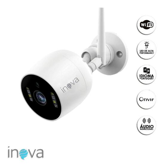 Imagem de Câmera Bullet Externa IP Wi-Fi 2MP Onvif IR 20MT Metal CAM-5705 Inova