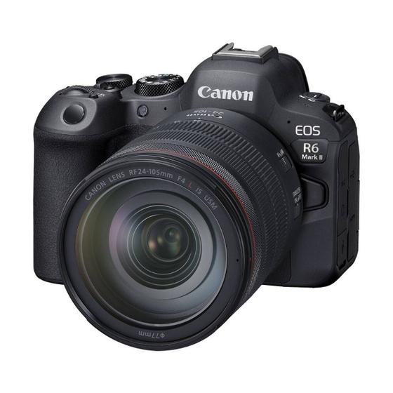Imagem de Câmera Canon Eos R6 Mark Ii Mirrorless Com Lente 24-105mm F/4 L Is Usm