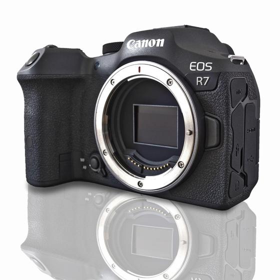 Câmera Canon EOS R7 mirrorless 4k 60fps 30 disparos por segundo Câmeras e Filmadoras