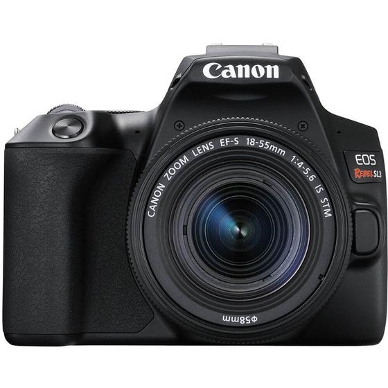 Câmera Canon EOS Rebel SL3 Kit EF-S 18-55mm IS STM Menor preço em Câmera Canon EOS Rebel SL3 Kit EF-S 18-55mm IS STM
