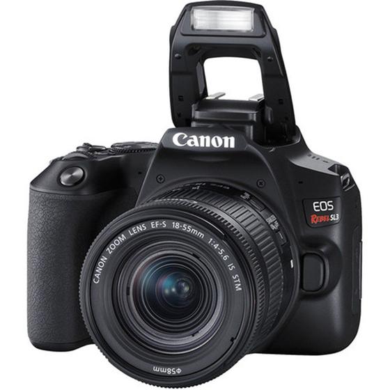 Imagem de Câmera Canon Eos Rebel Sl3 Wifi 4k + 18-55mm F/4-5.6 Is Stm