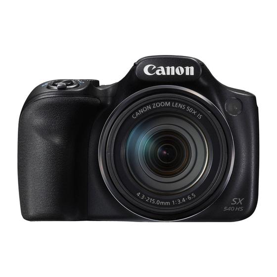 Câmera Digital Canon Powershot Preto 20.3mp - Sx540hs