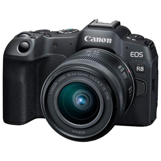 Imagem de Câmera Corpo Canon Eos R8 Mirrorless 24.2mp 4k60 Kit Lente 24-50mm