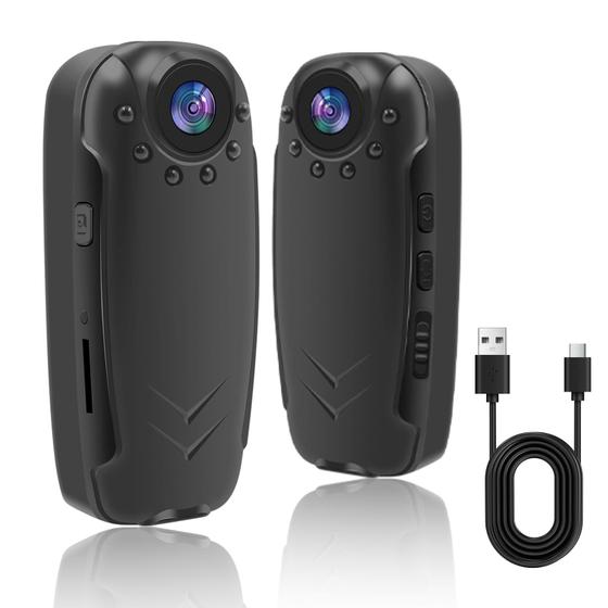Imagem de Câmera corporal FUXGZ Hidden Mini Portable 1080P com visão noturna