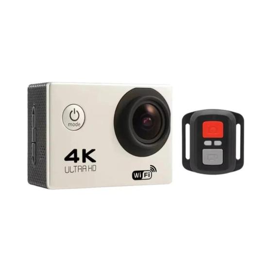 Imagem de Câmera de Ação 4K à Prova D'Água com Wi-Fi - Display de 2 Polegadas