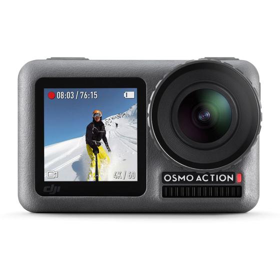 Câmera de Ação DJI Osmo Action Cinza No Brasil Menor preço em Câmera de Ação DJI Osmo Action Cinza No Brasil