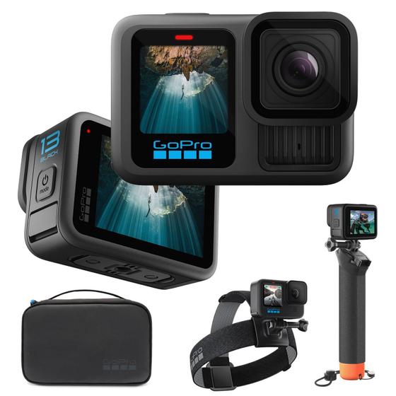 Câmera De Ação Gopro Hero 13 Black 5.3k + Kit De Aventura 3.0 Com Flutuador E Suporte Menor preço em Câmera De Ação Gopro Hero 13 Black 5.3k + Kit De Aventura 3.0 Com Flutuador E Suporte