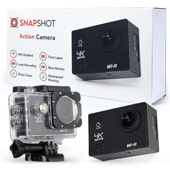 Imagem de Câmera de Ação SNAPSHOT 4K - 12MP - 170° Grande Angular - À Prova D'Água