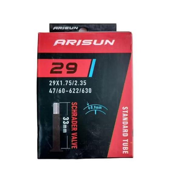 Imagem de Câmera De Ar Marca Arisun 29x1.75/2.35 Bike C/Bico Grosso